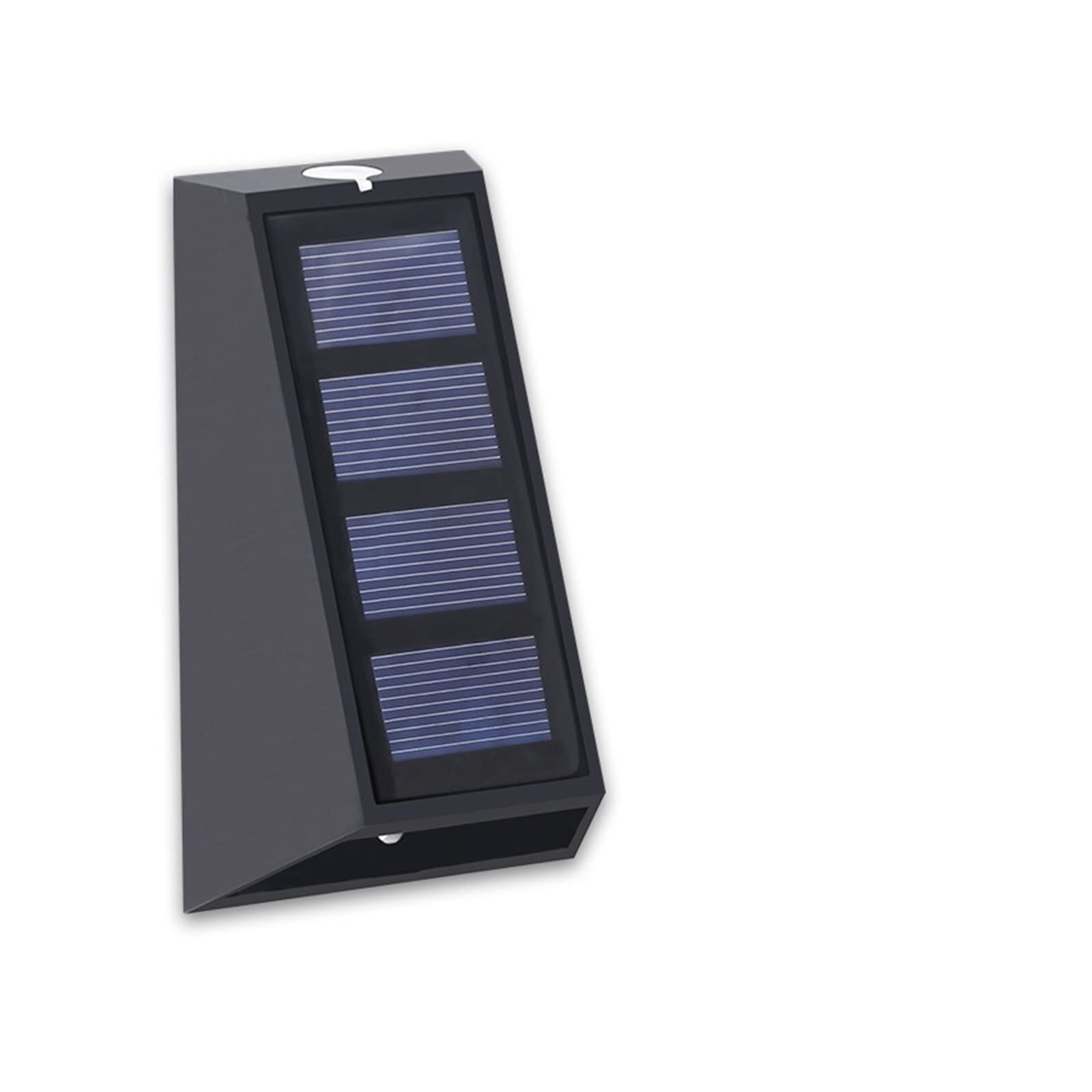 Lampe de patio extérieur solaire étanche avec éclairage LED haut et bas