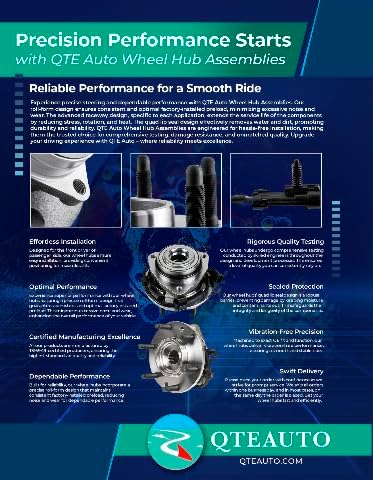 PM Auto Rear Wheel Hub Bearing Assembly Replacement for 1998-2002 Honda Accord - Image 8