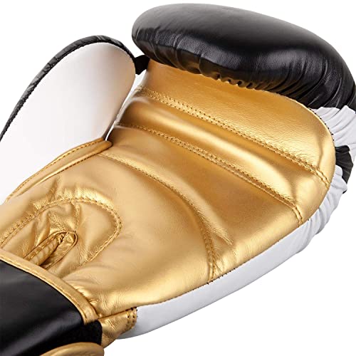 Venum Boxing Gloves Contender 2.0 - Black/White-Gold - 10Oz, Black/White/Gold, 10 Oz #TOP3