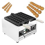 Commercial Waffle Skewer Maker1500W 3-Grid Nonstick Waffle Balls Maker Iron Ball Waffle Stainless Steel Belgium Waffle Ball Stick Maker for...