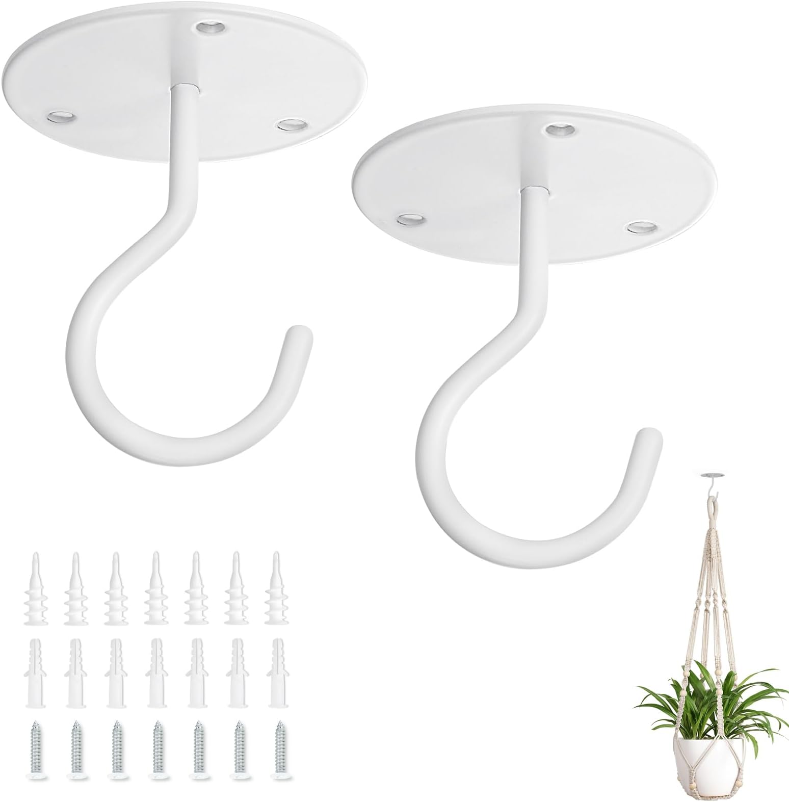 Ceiling Hooks for Hanging Plants