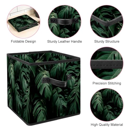 Petit meuble de rangement pour chambre et placard motif tropical