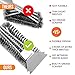 ERNITERTY BININBOX Grill Cleaning Brush - Stainless Steel BBQ Cleaner Brush & Scraper, Sturdy Woven Wire Bristles & Nonslip Handle, Weber Gas/Charcoal Grill Cleaning Tool, Black