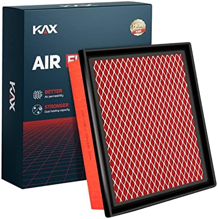 KAX Engine Air Filter, GAF001 (CA10755) Air Filter Replace for Sienna, Highlander, Camry, Avalon, ES350, NX200T, NX300, RX350, RX350L, Durango, Grand Cherokee, 200% Longer Life