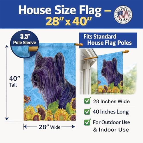 Pavillon de prestige Skye Terrier grand format en canevas résistant aux intempéries - 4