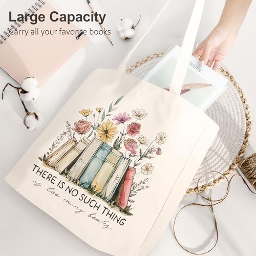 Bolso Tote de Lona para Lectores y Regalos Día de San Valentín miniatura 6
