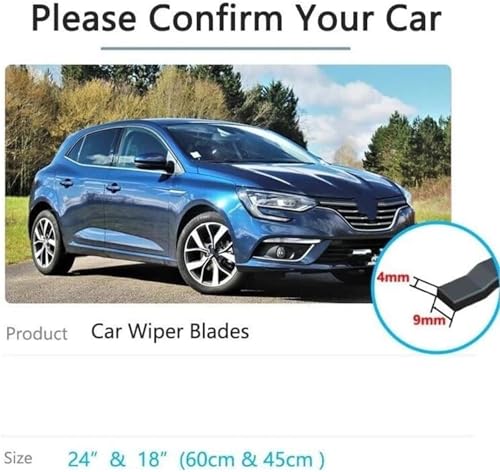 Escobillas limpiaparabrisas de goma que eliminan ruidos en Megane 4 4