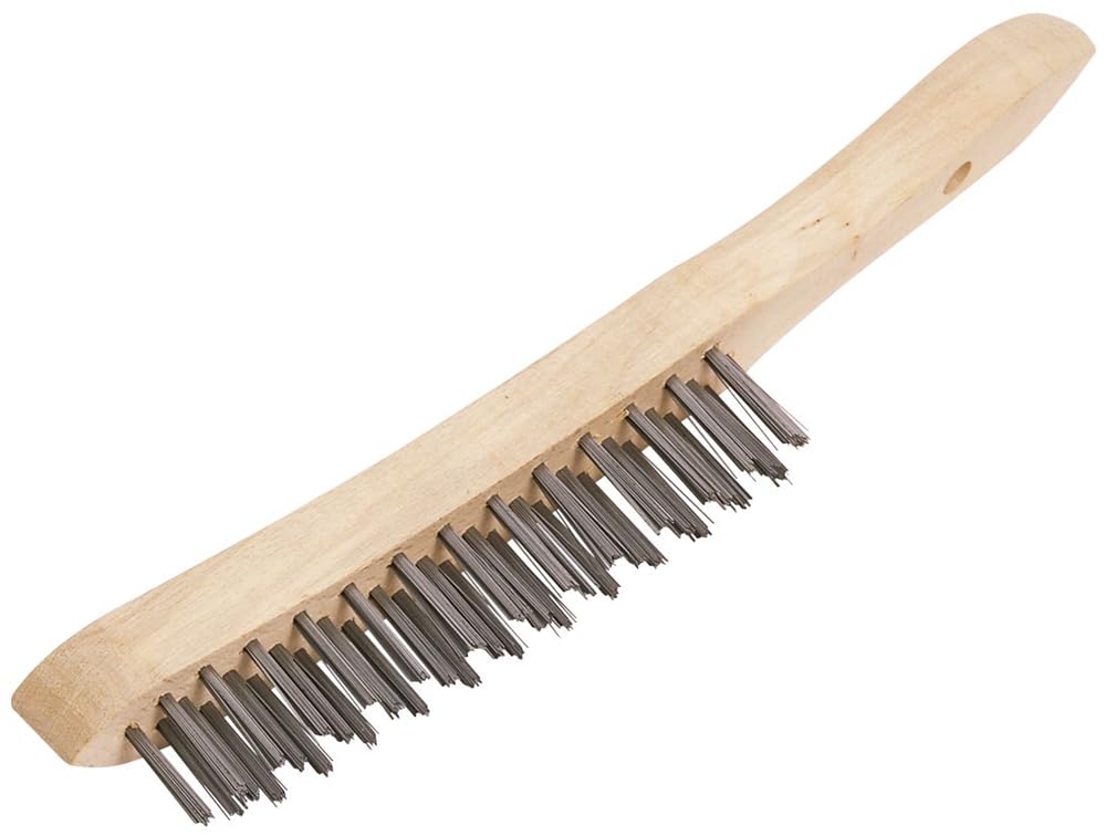 Draper Wire Scratch Brush, 3 Row, 290Mm