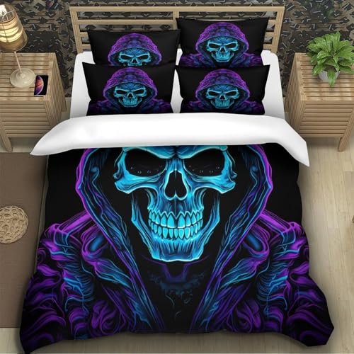 Parure de Lit Super King Esthétique Vaporwave avec Impression 3D Durable