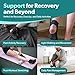 BraceAbility Plantar Fasciitis Night Splint Sock - Soft Plantar Fascia Boot for Sleeping, Achilles Tendonitis Relief, Foot Drop, Heel Pain - Planter Facetious Night Sling Brace for Women and Men (L)