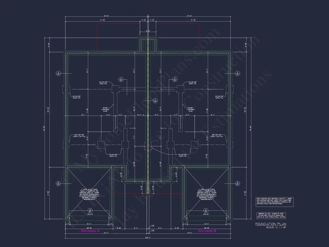16-1064 House Plan - Traditional Ranch House Plan - 3-Bed, 2-Bath, 2,600 SF