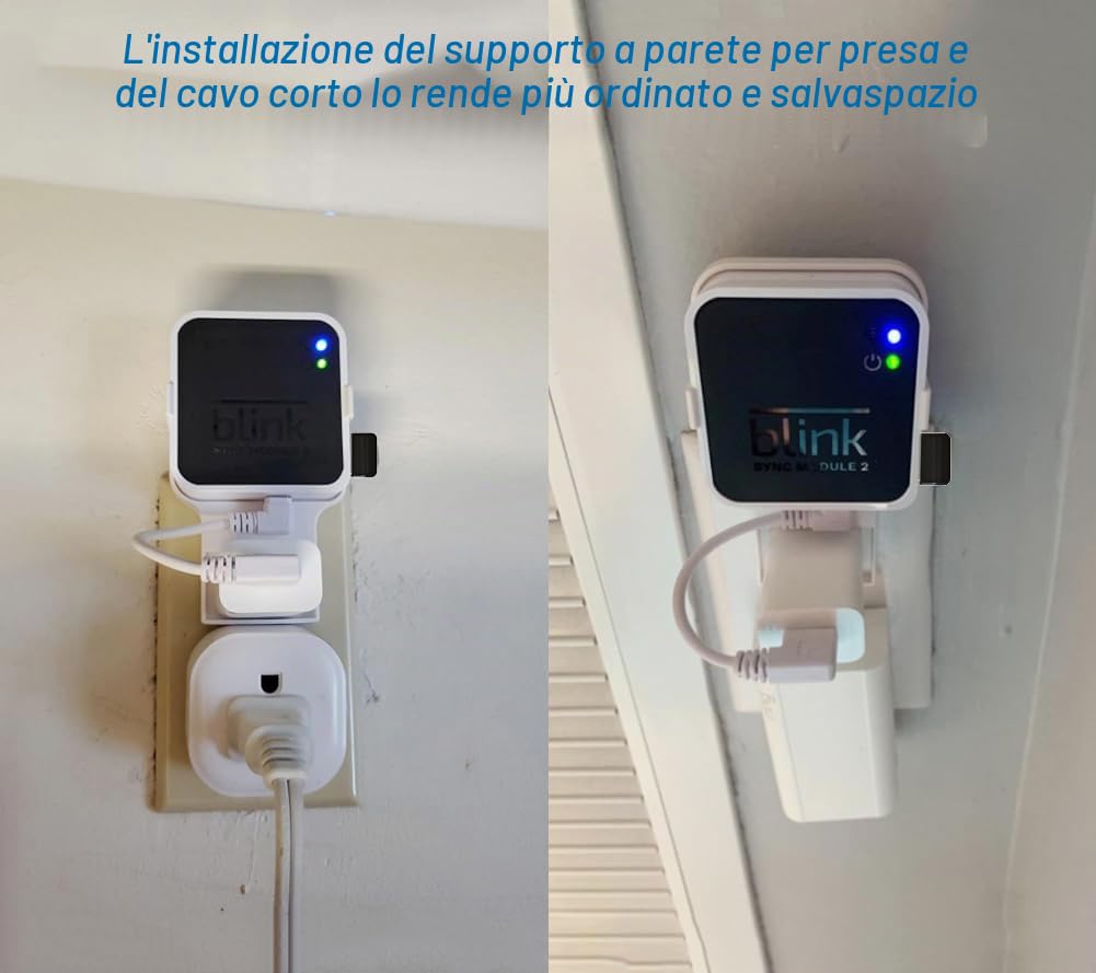 Hibezos Chiavetta USB Blink da 256 GB, compatibile con modulo Blink Sync 2, supporto a parete per risparmiare spazio, archiviazione stabile e sicura