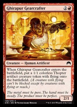 Magic The Gathering - Ghirapur Gearcrafter (149/272) - Origins