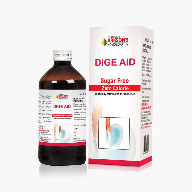 Dr. Bakshi's BAKSON'S HOMOEOPATHY DIGE AID (SUGAR FREE) (450 ML)-picture-20