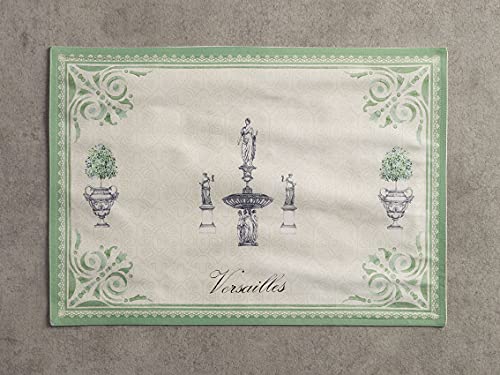 Maison d' Hermine Placemats Set of 4 100% Cotton Washable Reusable Table Mats for Home Kitchen Dining Party Wedding Restaurant Gifts for Mothers Day (Jardin Du Roy - Image 4