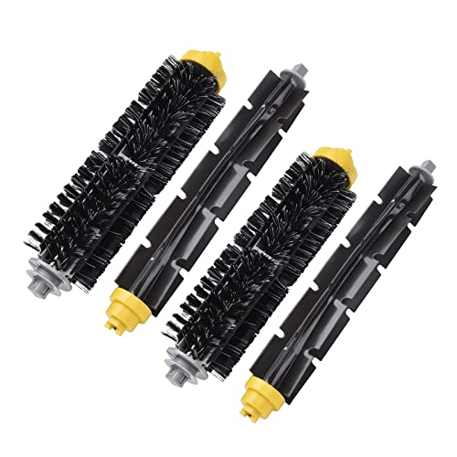 Replacement Parts for iRobot Roomba 600 Series 690 980 670 660 651 650 630 614 595 585 564 552, 2 Pairs Bristle and Flexible Beater Brush, Vacuum Cleaner Kit -  iTechlife