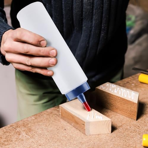 Leimwalzen-Applikatorflasche, Holzleim Leimflasche Set, Kit Zum Auftragen von Holzleim, Universeller Leimroller-Flaschenapplikator, Präzise Leimbeschichtung für die Holzbearbeitung