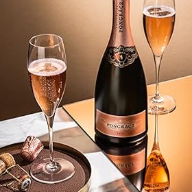 Pongracz Rose Chardonnay Pinot Noir Methode Cap Classique, 75cl | Chardonnay Sparkling Rose Wine – Pongracz