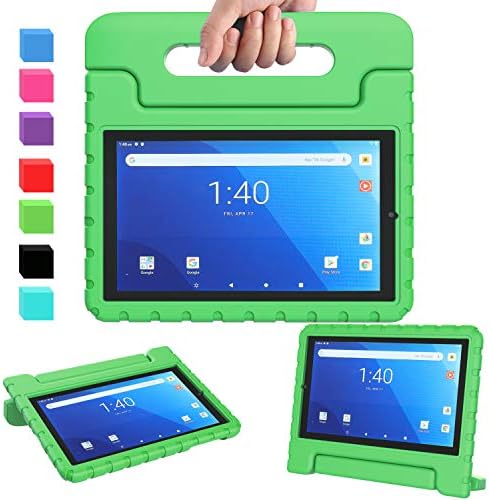 AVAWO for Onn 8” Pro Kids Case 2020 (100003561), Light Weight Shock Proof Convertible Handle Stand Kids Friendly Case for Onn 8inch Pro Android Tablet (JUST Fit Onn 8 Pro 2020), Green