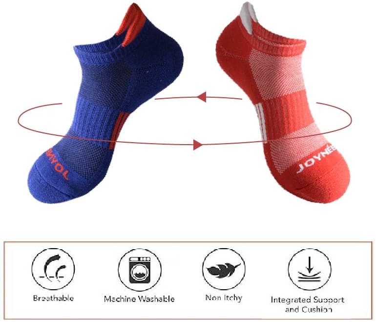 JOYNÉE Men’s Athletic Socks Low Cut Cushion Running Socks Breathable Comfort for Sports 6 Pack - Image 5