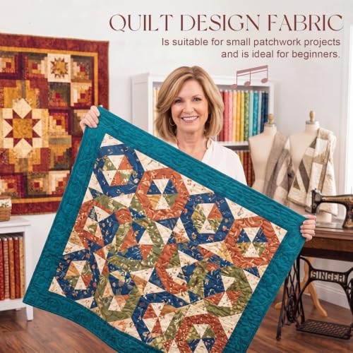 Image of Buryeah 1 Pcs Quilt Design Wall Fabrics 60 x 48 Inches, No Grid, White