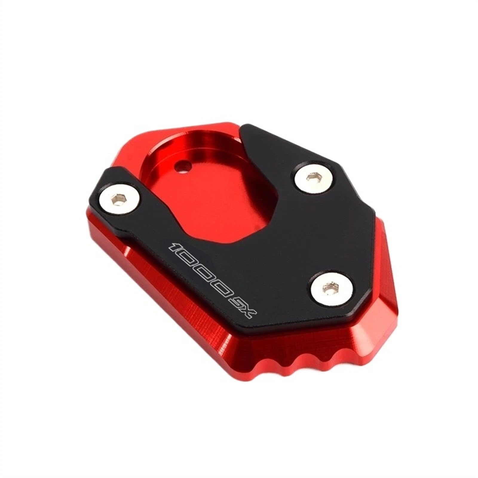 Fireleopard Red Motorcycle Side Stand Extension Pad Kickstand Enlarger Accessories Compatible With Ninja 1000 Sx 1000Sx Ninja1000sx 2020 2021 2022(Red)