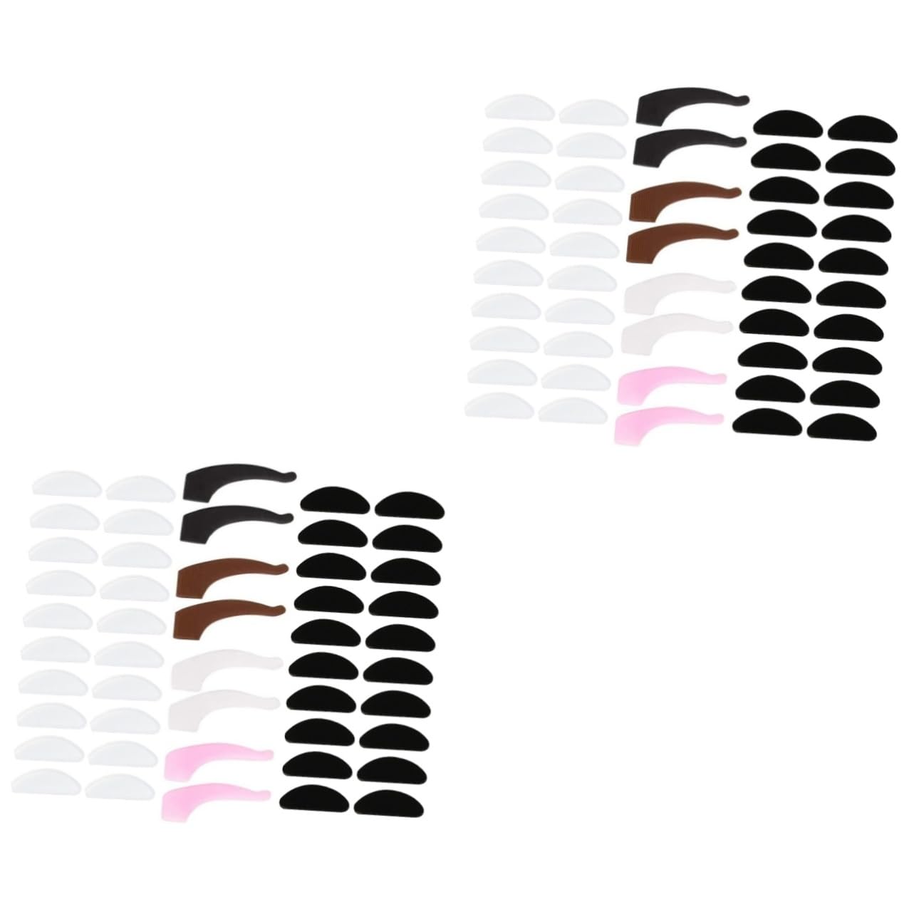 KOMBIUDA 40 Pairs Silicone Nose Pads for Glasses Eyeglass Accessories Eyeglass Strap Anti Glasses Eyeglass Nose Pads Nose Pads for Sunglasses Adhesive Nose Pads Eyeglass Lift Pads