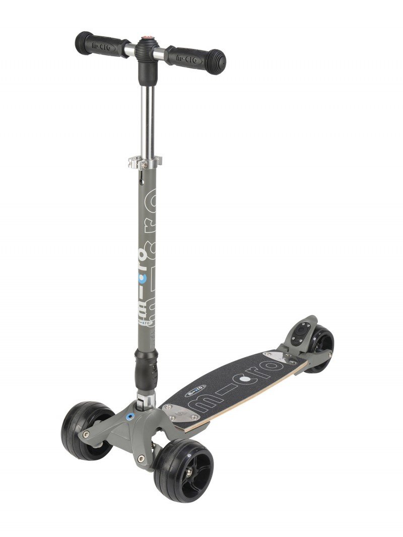 Micro Kickboard Monster Vulkangrau Tretroller 3-Wheel