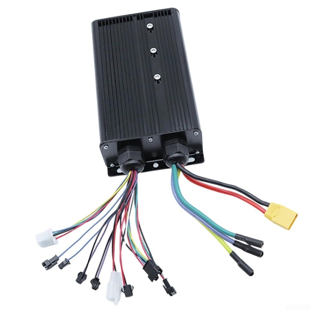 DAZZLEEX Scooter Controller Sine Wave Controller 3000W 48V-72V 60A Intelligent Controller Brushless And Toothless