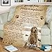 TerriBerri Personalized I Miss You Blanket Loss of Dog Gifts for Christmas Anniversary Bereavement Gifts for Dog Mom on Mothers Day Sympathy Gifts for Dog Dad on Fathers Day
