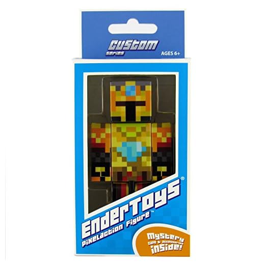 EnderToys Gold Knight Action Figure Toy, 4 Inch Custom Series Figurines