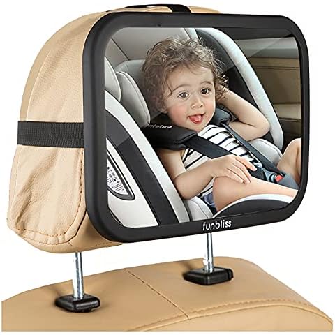funbliss Baby Car Mirror Cover