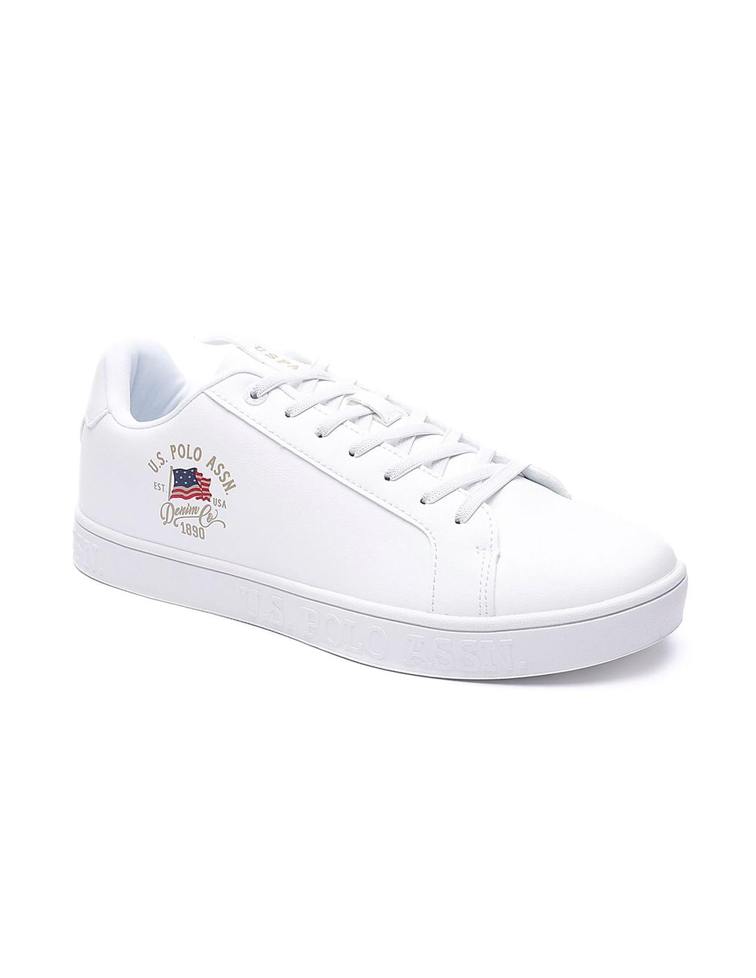 U.S. POLO ASSN. Mens LARS 2.0 Off White Sneaker-(UK9)(US10)(2FD24528A01) (B0D9BT4LG6) Amazon Price History, Amazon Price Tracker