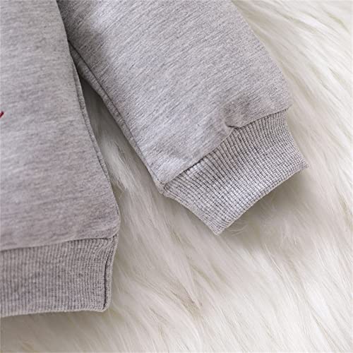 Xmas Kids Toddler Newborn Infant Baby Boys Girls Cartoon Letter Long Sleeve Sweatshirt Tops Christmas Outfit Kids Sweatshirt4