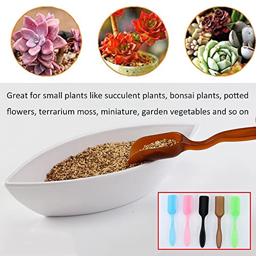 Set de 10 cucharas mini para jardinería de plástico miniatura 3
