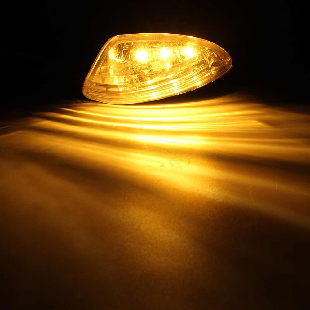 Riloer 1 paire de clignotants intégrés à LED pour moto S-uzuki GSXR1000 2005-2015 GSXR600 GSXR750 2006-2021, indicateurs de rétroviseurs latéraux étanches