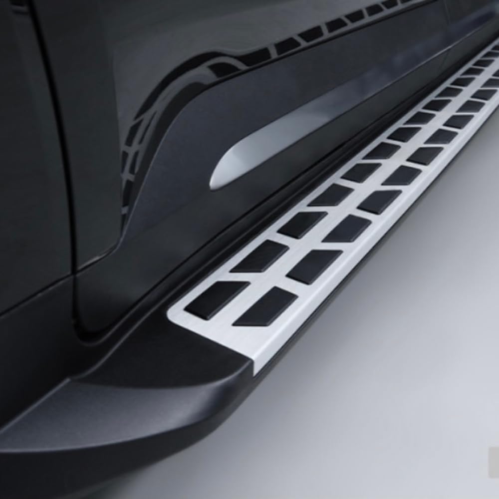 Running Board Fits for Kia Carnival 2022-2025 Door Fixed Side Step Pedal Nerf Bar Platform Protector 2Pcs (Silver)