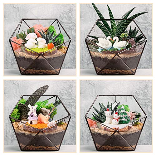 Eoper 13 Pieces Fairy Garden Accessories, Seasonal Theme Mini Resin Figurine, Moss Micro Landscape Ornaments Miniature Statue, Spring Summer Autumn Winter Collectible Figurines For Succulent Plants #TOP7