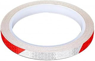 POLOUK 1 Unidad De Cinta De Rayas Reflectantes De Estilo De Coche De 8 Metros Pegatinas De Cinta Decorativa Azul/Rojo/Amarillo (Color : 2)