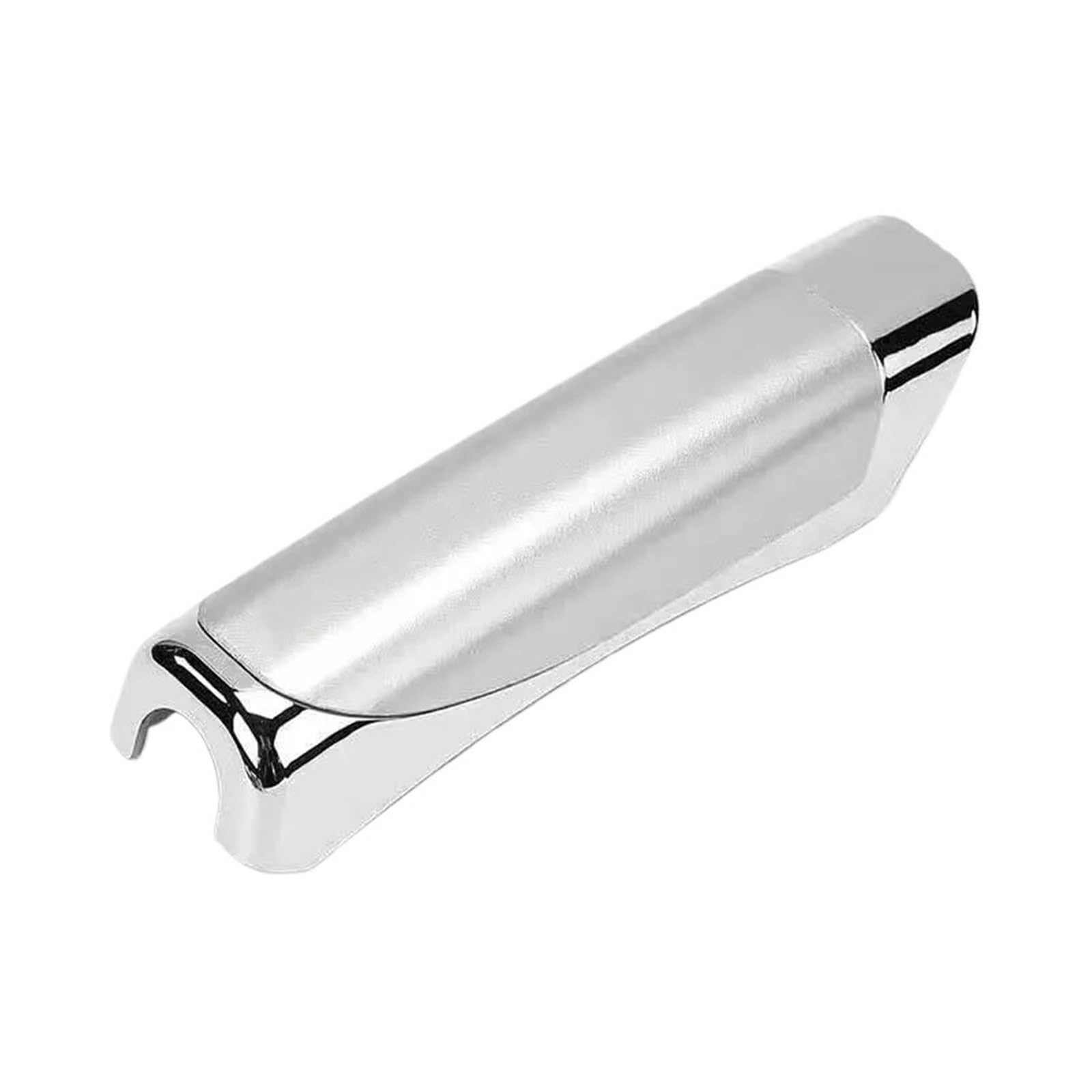 OLAQWENB Car Handbrake Levers Anti-Scratch Wear-Resistant Car Handbrake Grip Parking Brake Lever Cover Protector Interior Decoration(Silver)