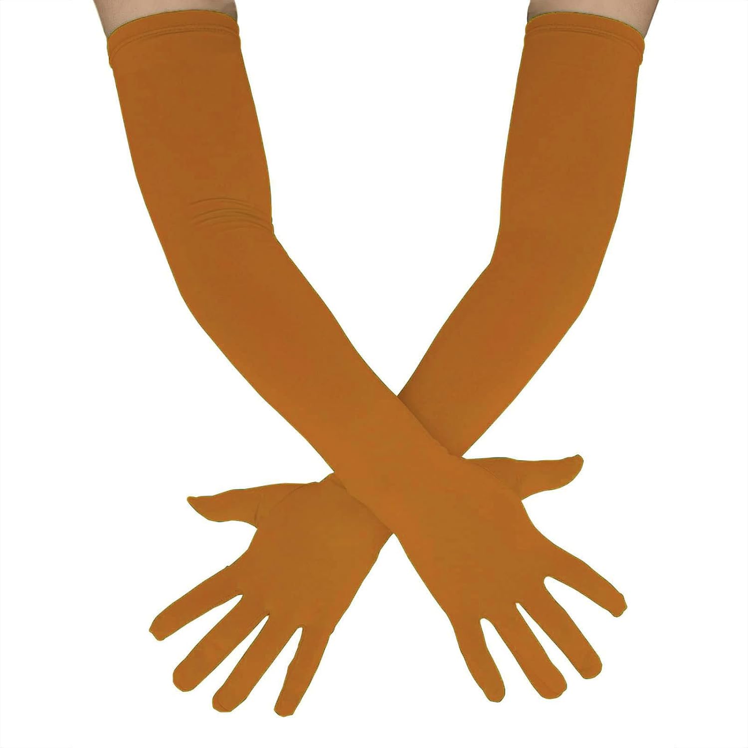 Men's and Women's 22" Spandex Elbow Length Stretch Gloves for Halloween Party Costume