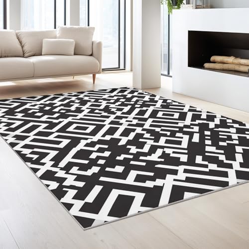 Tapis antidérapant et résistant à poils courts 180x270