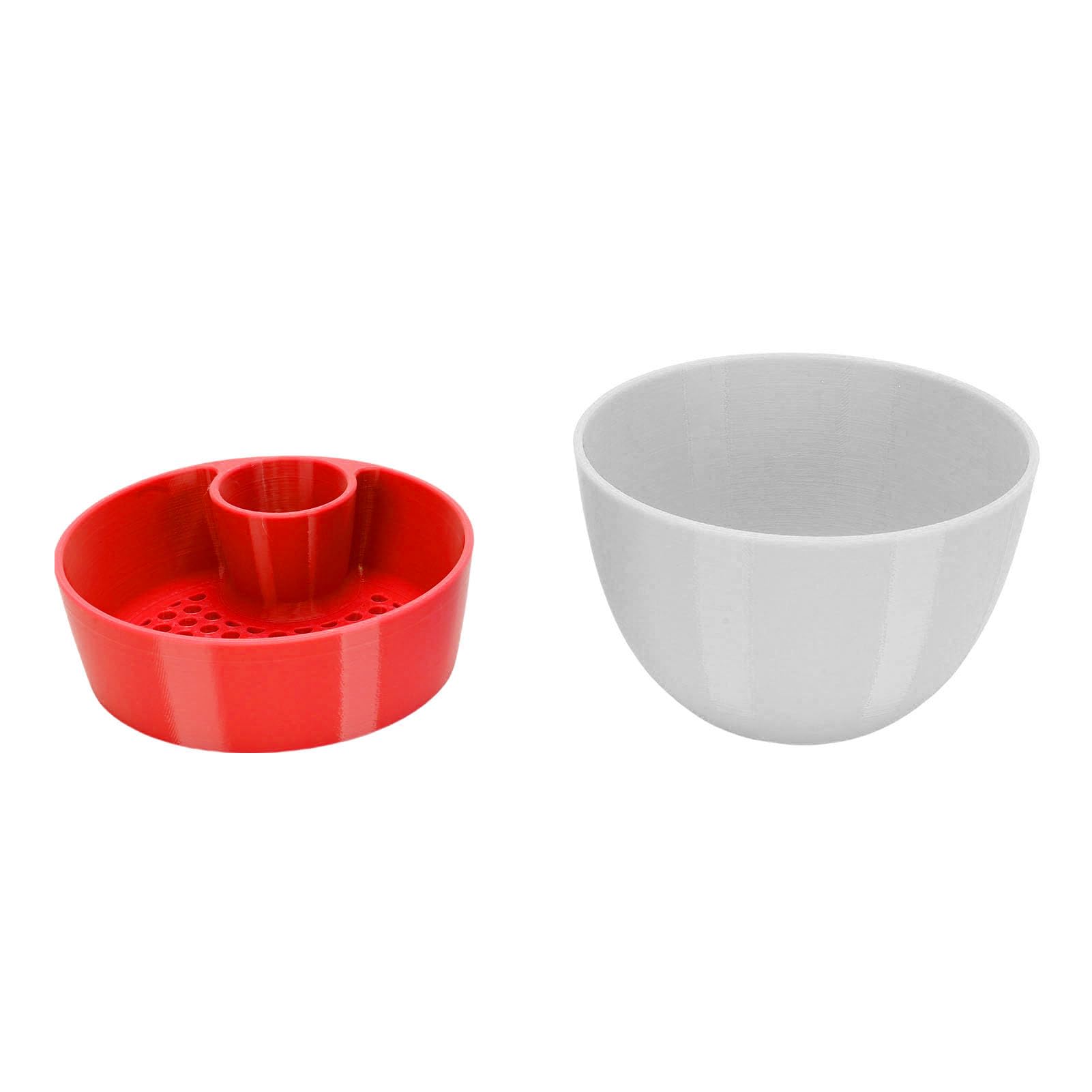 Cosiki Pistazienschale, Moderne Snack-Servierschale, Doppelte Nussschale mit Muschelaufbewahrungsdesign, Ideal für die Küche zu Hause, Zum Essen und Als Nusshalter für Partys (Stil 1)
