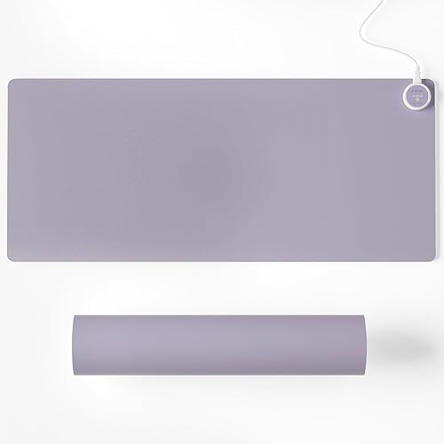 Heating Yoga Mat with Fast Heating System, 72"x27" Extra Large Non-Slip Mat, Dual-Layer TPE+PU Material for Hot Yoga, Pilates & Floor Exercises,