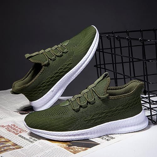 Image of DLWKIPV Womens Walking Shoes Slip On Sneakers Tennis Shoes Running Sport Workout Gym Shoes Athletic Non Slip Lightweight Breathable Fashion Casual Shoes for Travel Work
