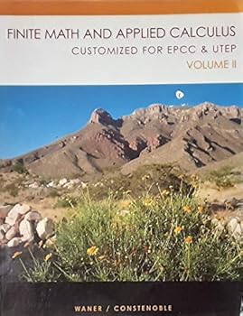 Unknown Binding Finite Math and Applied Calculus Customized for EP Book