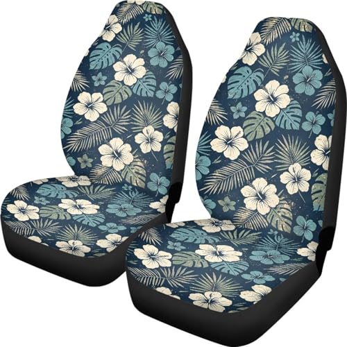 Housse de sièges auto élastiques à fleurs 52x138cm pour rénover un intérieur camion