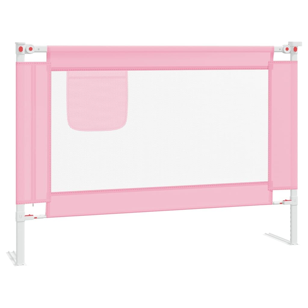 Generisch Kleinkind-Bettschutzgitter Rosa 90x25 cm Stoff,Baby & Kleinkind,Babysicherheit,Baby-Bettschutzgitter,10198