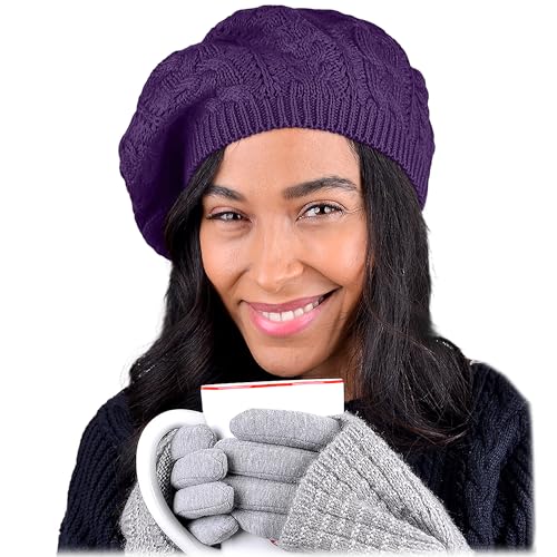 Image of Nollia Soft Knit Solid Color Beanie, Chic, and Lightweight Crochet Knitted Style Beanie Hat for Women, One Size Slouchy Hat