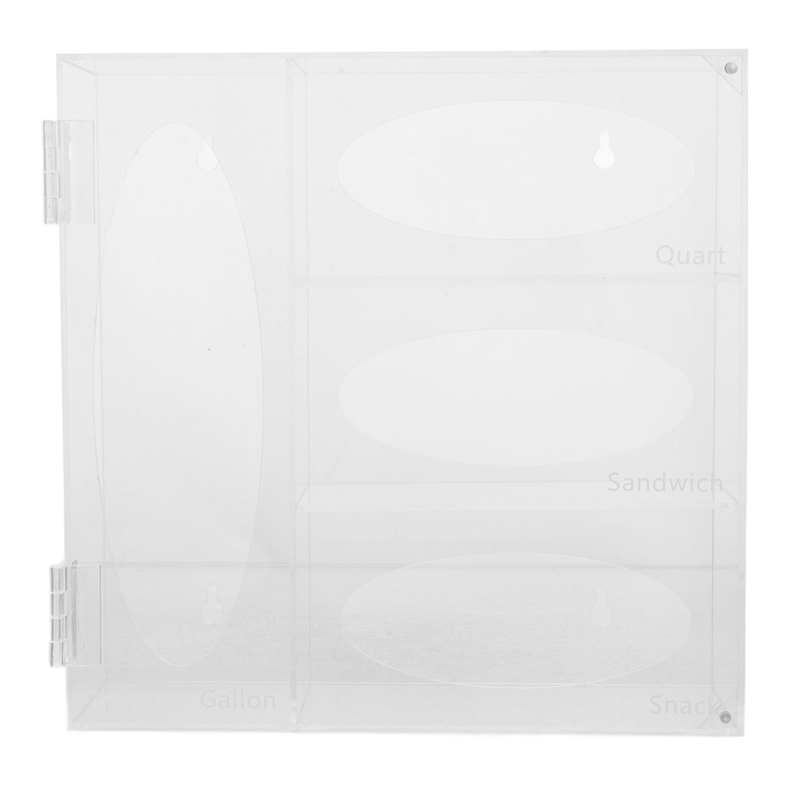 INOOMP Dispenser da Parete e Design Minimalista Accesso Rapido in Acrilico Trasparente per Guanti per Laboratori e Ambienti Professionali